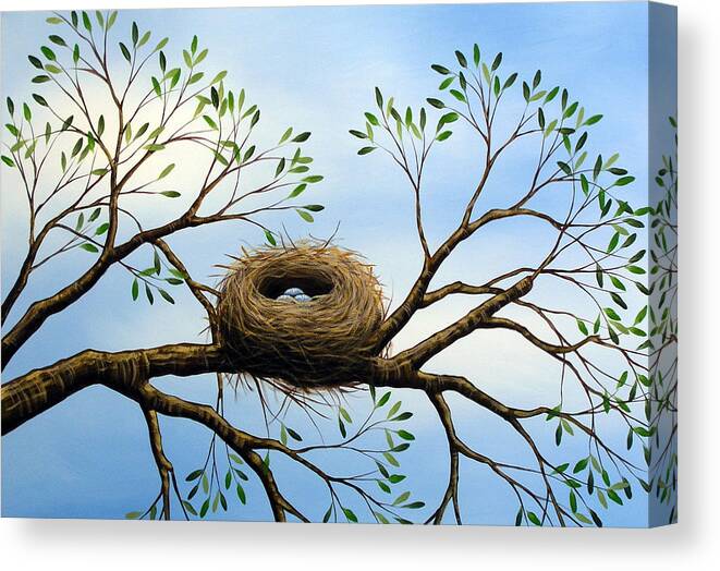 Nature Canvas Print featuring the painting Hope by Amy Giacomelli