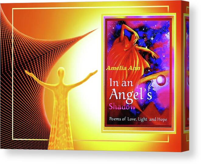 Angel Canvas Print featuring the painting In an Angel's Shadow . . . by Hartmut Jager