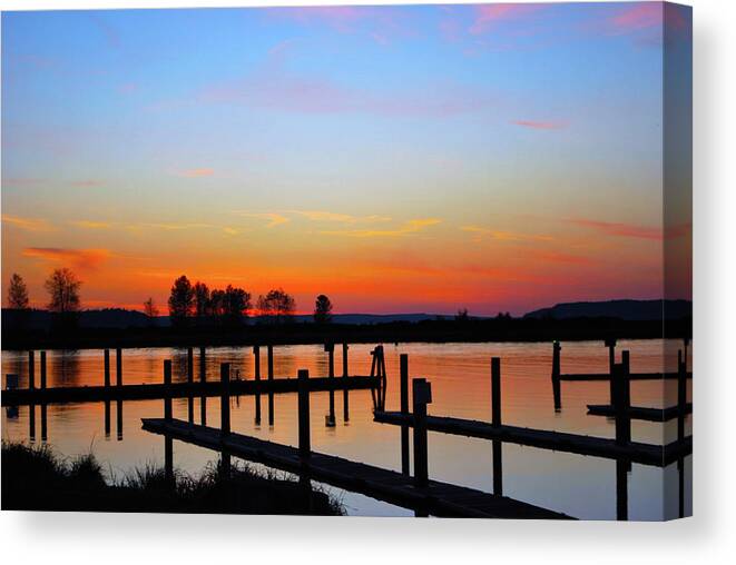 Canvas Print featuring the photograph Jetty Island Too by Brian O'Kelly