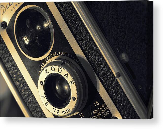 Camera Canvas Print featuring the photograph Kodak Duaflex II by Mike Eingle