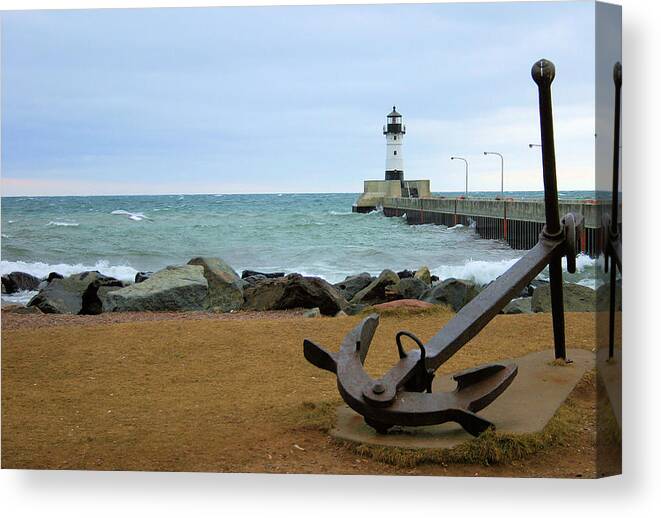 Lake Superior Canvas Print featuring the photograph Lake Superior by Kristin Elmquist