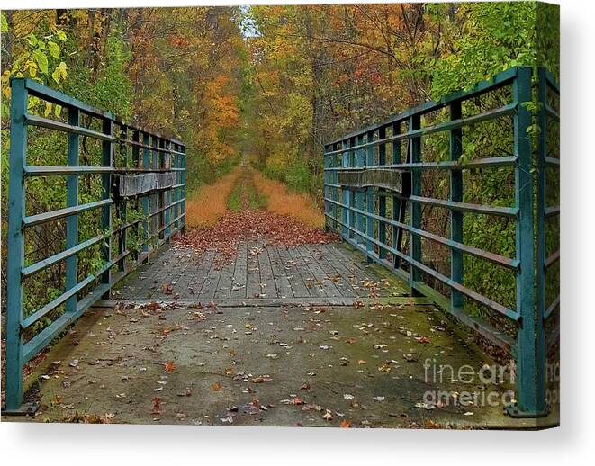 Fall Canvas Print featuring the photograph Legend of the Hookerman by Robert Pilkington