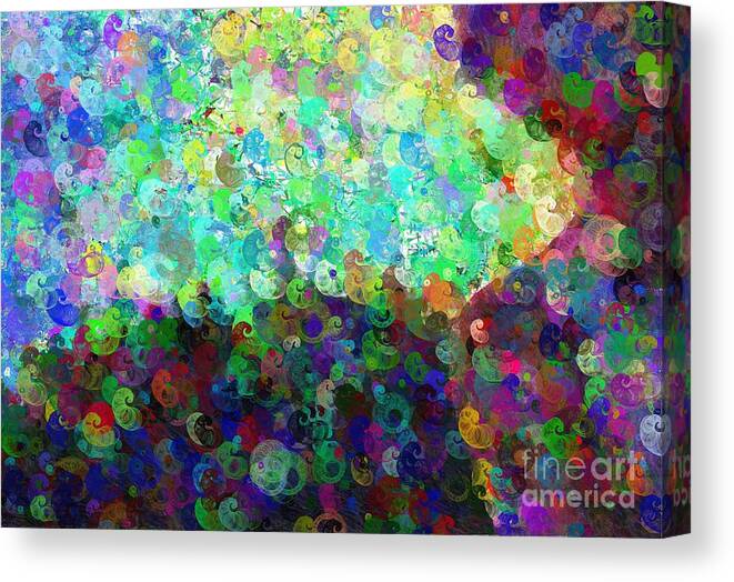 Release Canvas Print featuring the digital art Letting Go by Katherine Erickson