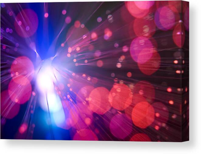 Light Canvas Print featuring the photograph Light Burst-2 by Steve Somerville