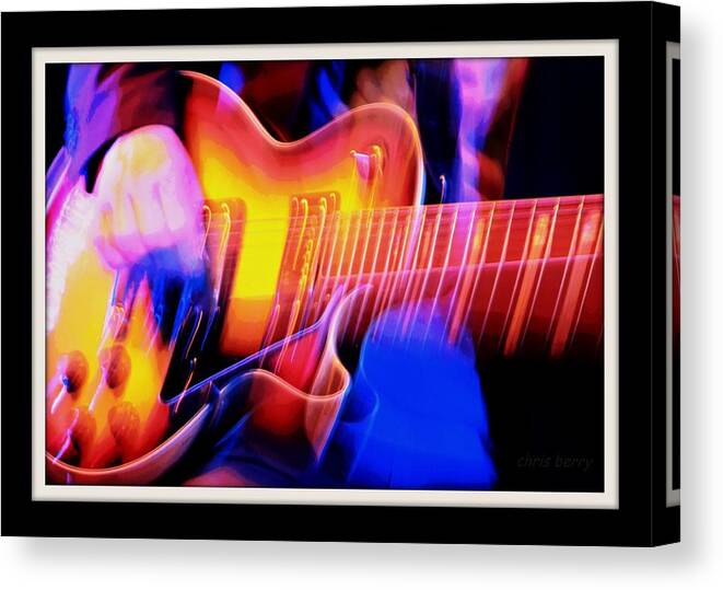 Home Canvas Print featuring the photograph Live Music by Chris Berry
