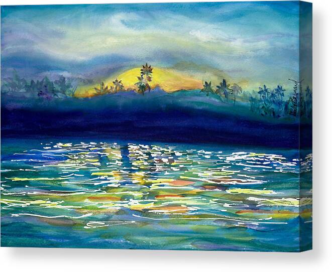 Love Canvas Print featuring the painting Love Is In The Air by Dale Bernard