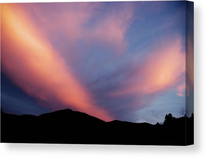 Colorado Canvas Print featuring the photograph Lucky Sunset by Kristin Davidson