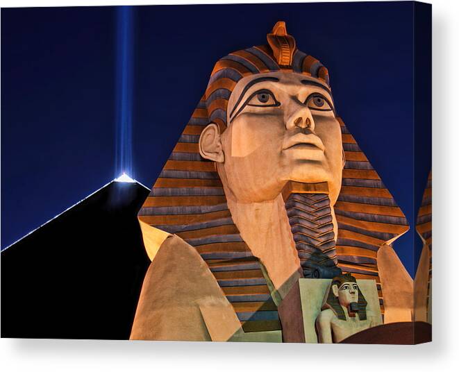 Luxor Canvas Print featuring the photograph Luxor by Tammy Espino