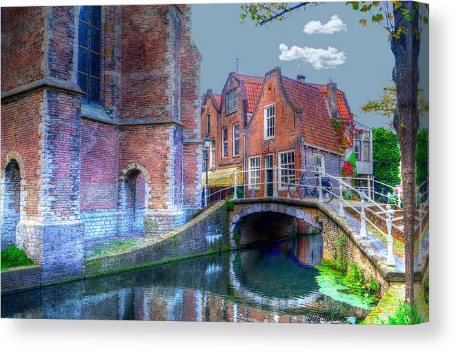 Holland Canvas Print featuring the photograph Magical Delft by Uri Baruch