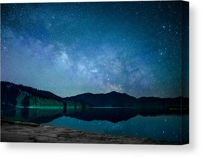 Dakota Canvas Print featuring the photograph Milky Way Morning by Greni Graph