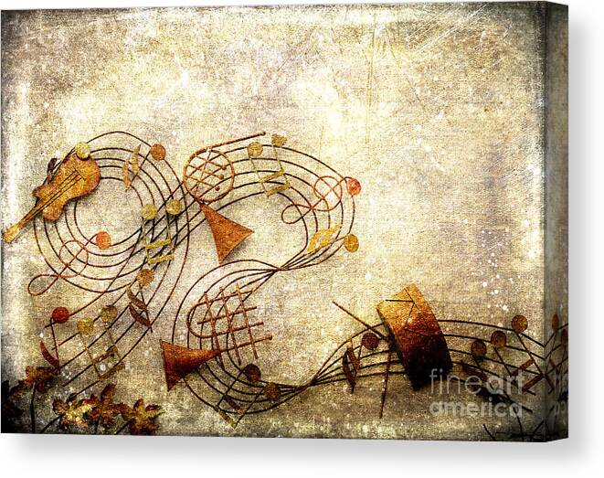Musical Moment Canvas Print featuring the photograph Musical Moment by Brenda Kean