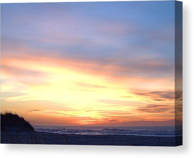 Seas Canvas Print featuring the photograph New Day by Newwwman