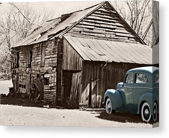 Oldness Canvas Print featuring the photograph Oldness by Dark Whimsy