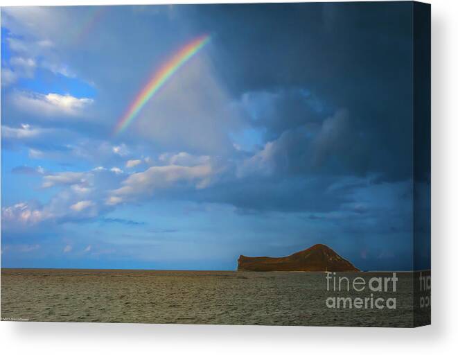 Island Rainbow Canvas Print featuring the photograph Once In A Lullaby by Mitch Shindelbower
