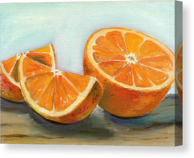 #faatoppicks Canvas Print featuring the painting Orange by Sarah Lynch