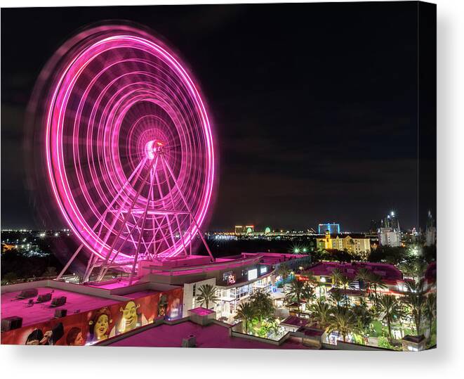 Orlando Canvas Print featuring the photograph Orlando Eye by David Hart