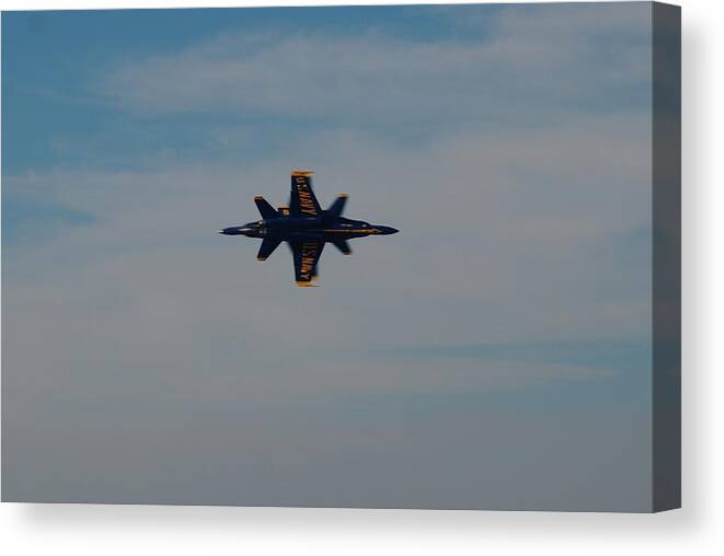 Blue Angels Canvas Print featuring the photograph Perfection by Renee Holder