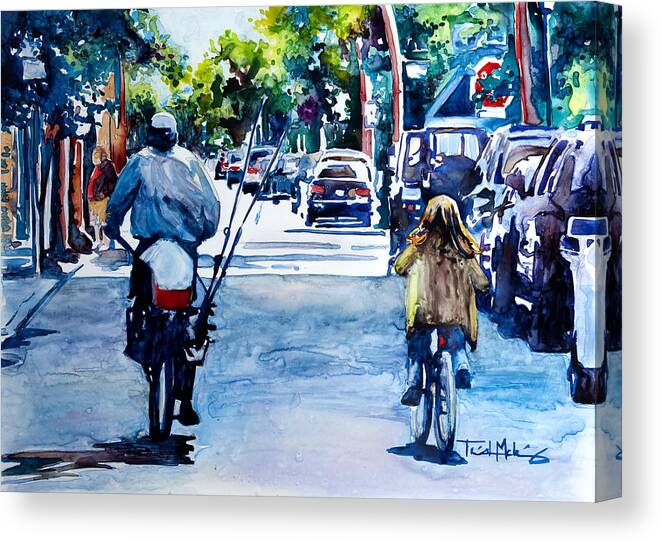 Charleston Canvas Print featuring the painting Quality Time by Trish McKinney