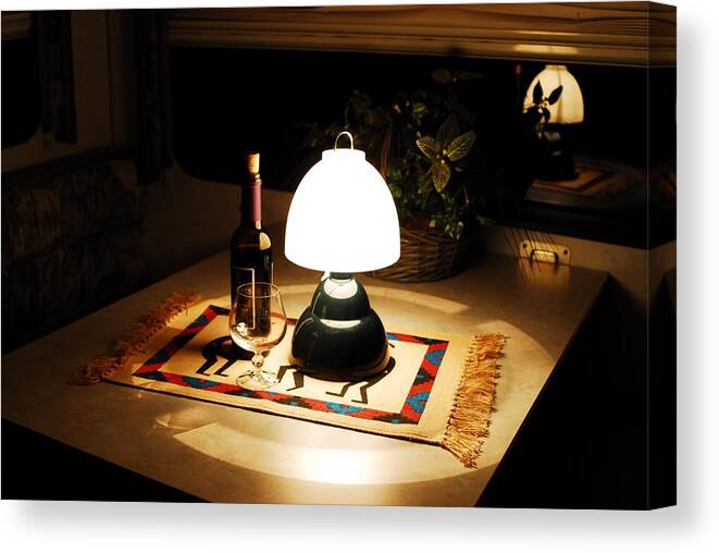 Still Life Canvas Print featuring the photograph Reflection Time by Brad Hodges