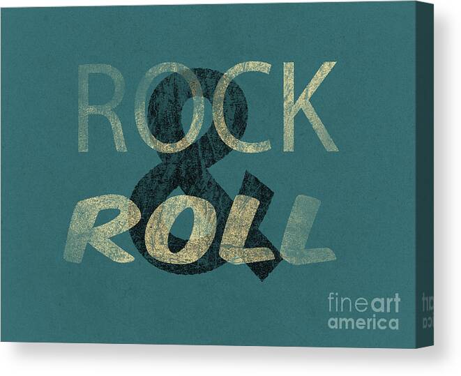 Music Canvas Print featuring the photograph Rock and Roll by Edward Fielding