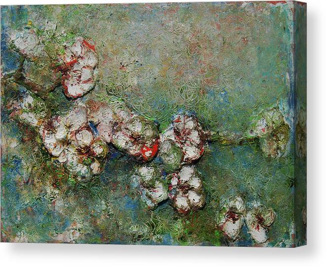 Clay Canvas Print featuring the painting Round by Tatiana Ilieva