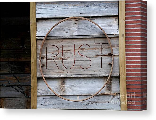 Mississippi Canvas Print featuring the photograph Rust by Jim Goodman