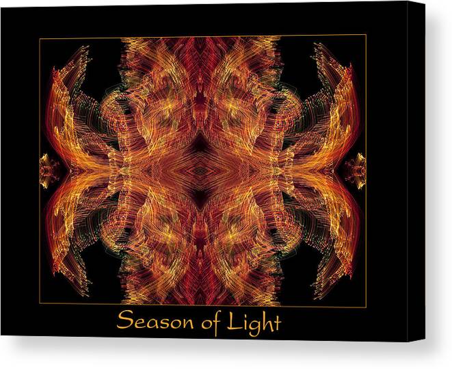Christmas Prints Canvas Print featuring the photograph Season of Light 2 by Bell And Todd