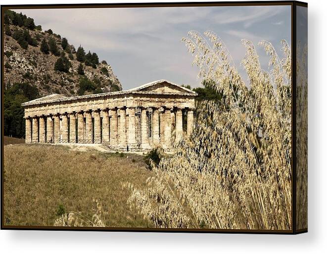Temple Canvas Print featuring the photograph Segesta by John Meader