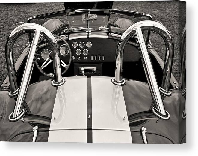 Automobile Canvas Print featuring the photograph Shelby Cobra by Scott Wood