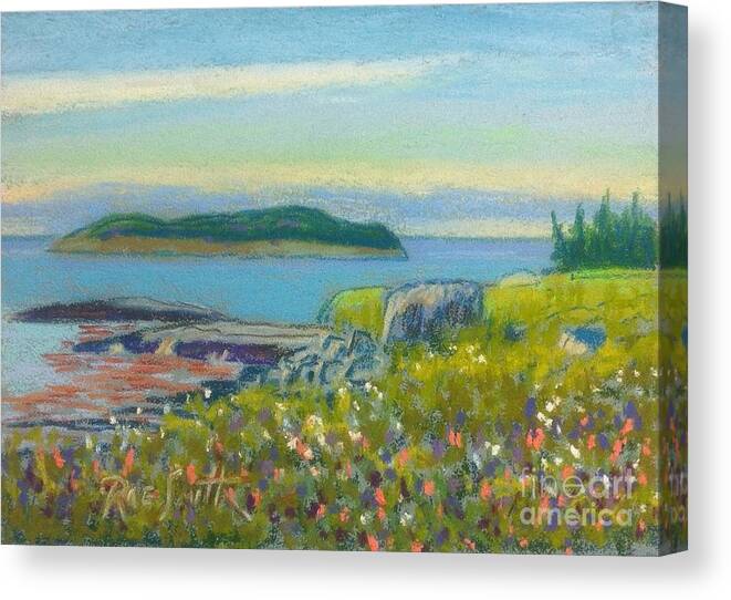 Pastels Canvas Print featuring the pastel Shut in Island by Rae Smith