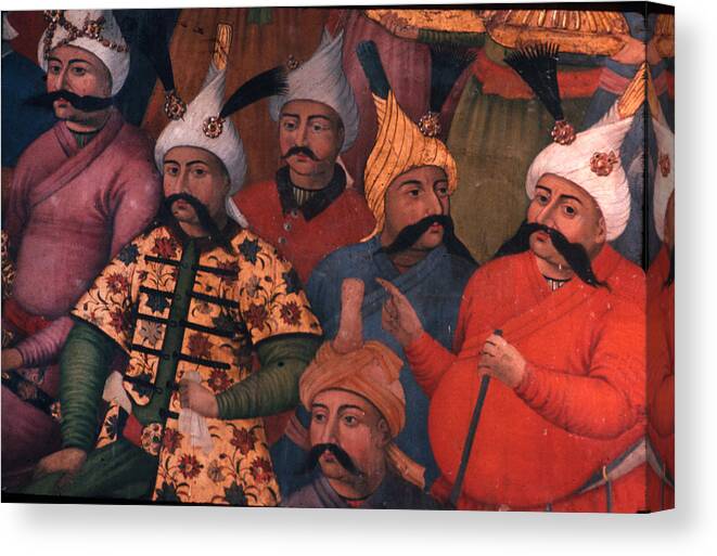 Men Canvas Print featuring the photograph Six Sultans by Carl Purcell