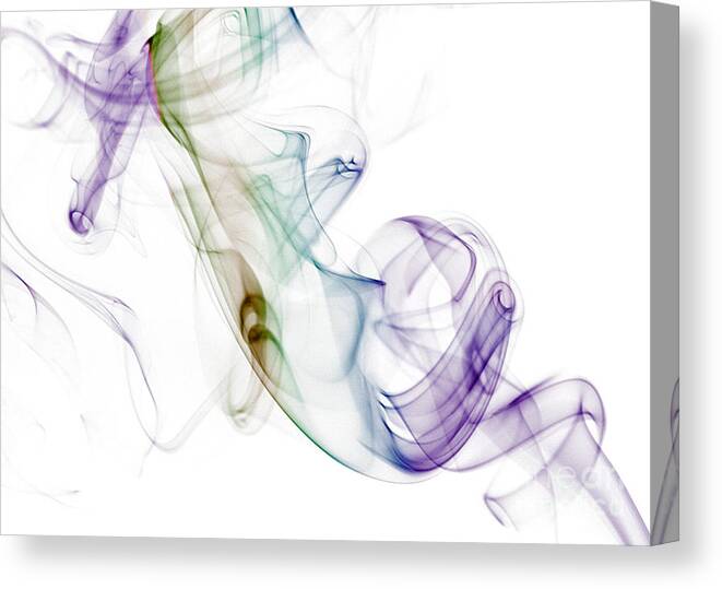 Smoke Canvas Print featuring the photograph Smoke Seahorse by Nailia Schwarz