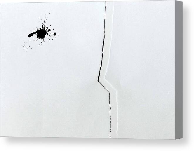 Abstract Canvas Print featuring the photograph Splatter by Alfredo Yanez