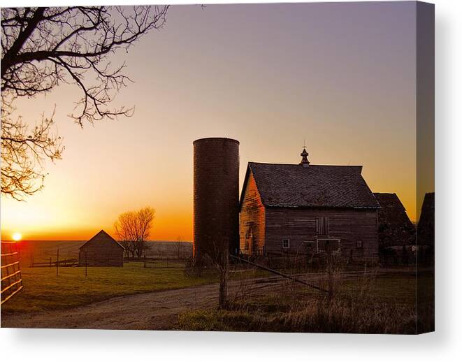 Rustic Canvas Print featuring the photograph Spring At Birch Barn 2 by Bonfire Photography