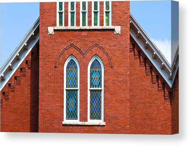 Arches Canvas Print featuring the photograph Stained Glass by Christi Kraft
