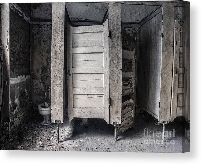 Stall Canvas Print featuring the mixed media Stalled II by Terry Rowe