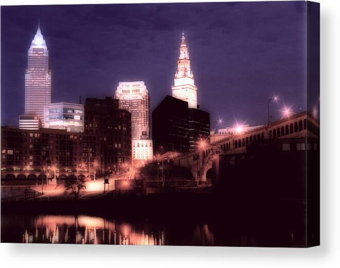 Cleveland Canvas Print featuring the photograph Standing Tall by Ken Krolikowski