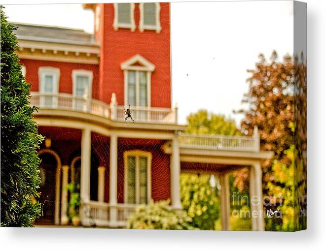 Steven King Canvas Print featuring the photograph Steven King House by Alana Ranney