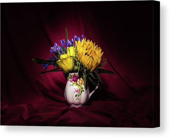 Flowers Canvas Print featuring the photograph Still Life 1 by Matt Malloy