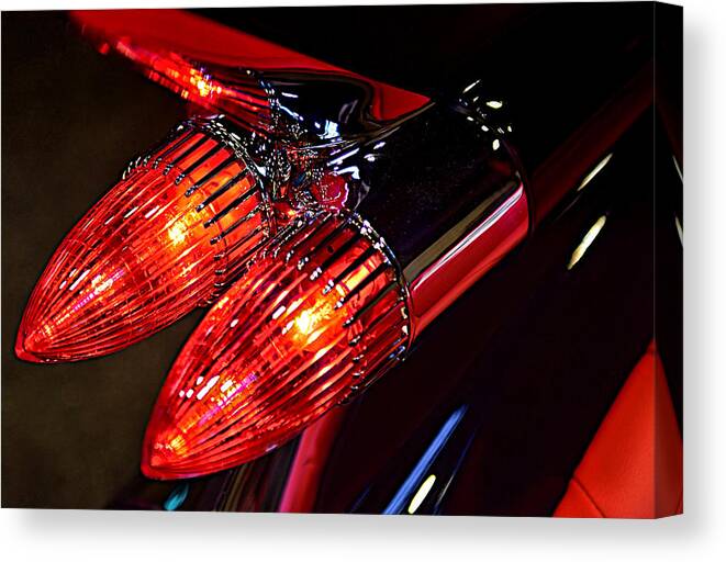Automobile Canvas Print featuring the photograph Stylin' Lights by Richard Gehlbach