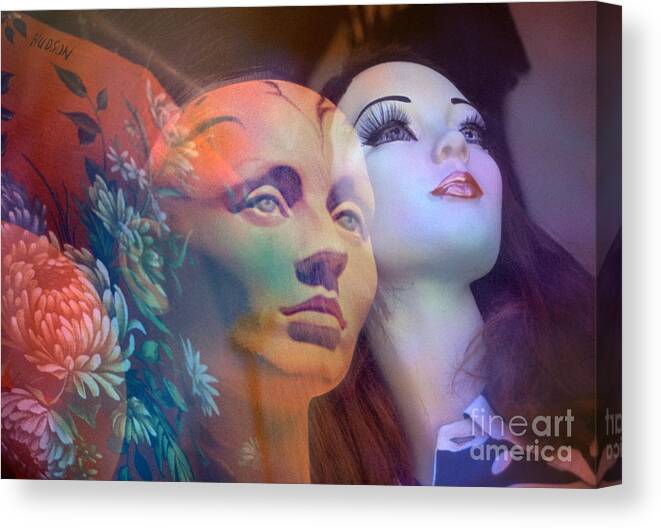 Surrealist Canvas Print featuring the photograph surrealist figure fine art - Do You See What I See by Sharon Hudson