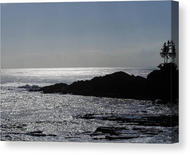 Depoe Bay Canvas Print featuring the photograph The Calming Sea by Tom Potter