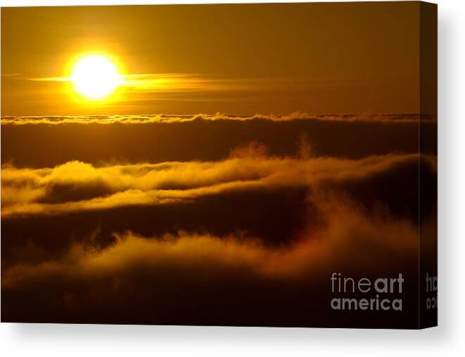 Clouds Canvas Print featuring the photograph The Fluff by Paul Foutz