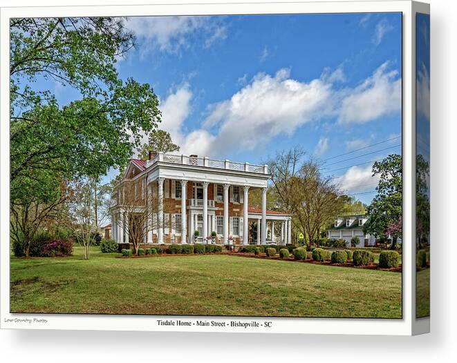 Bishopville Manor Canvas Print featuring the photograph The Manor by Mike Covington
