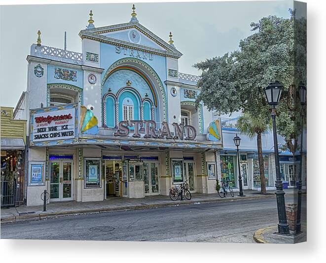 Walgreens Canvas Print featuring the photograph The Only Walgreens by Kim Hojnacki