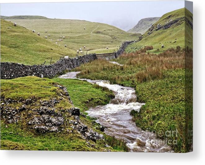 Yorkshire Dales Canvas Print featuring the photograph The Yorkshire Dales by Martyn Arnold