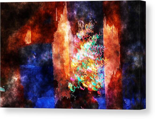 Lights Canvas Print featuring the photograph Time Portal by Patricia Motley