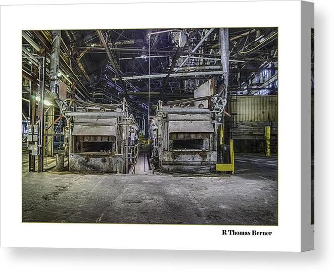 Industry Canvas Print featuring the photograph Twins by R Thomas Berner