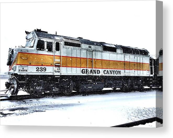 Train Canvas Print featuring the photograph Vintage Ride by Brad Hodges