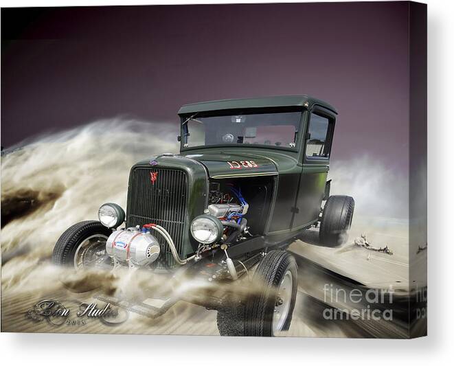 Photoshop Canvas Print featuring the photograph Vintage Vehicle by Melissa Messick